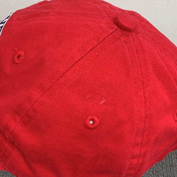 Dayton Flyers Baseball Hat Mens OSFA Red Strapback J America Sportswear - Picture 8 of 15